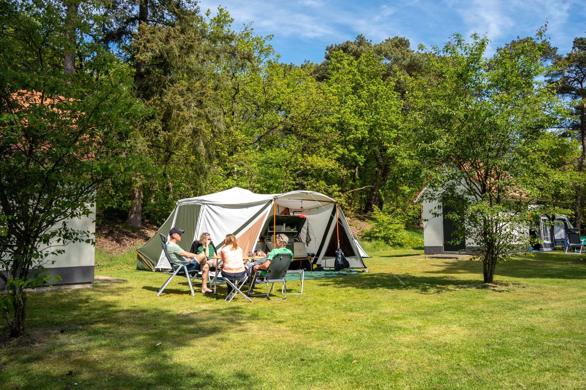 Camping mit Privatsanitär